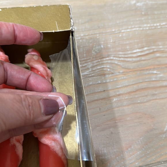 Vintage Penn Wax Works Christmas Holly Taper Candles - Picture 7 of 7